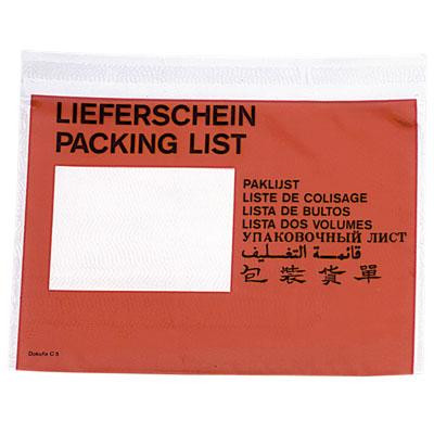 Begleitpapiertasche - Lieferscheintasche