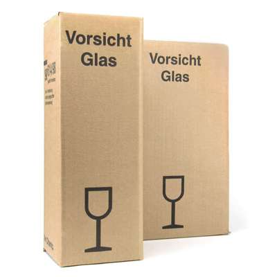 Postversandkarton für Champagner-Verpackungen