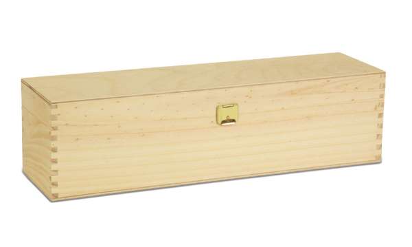1er Holzkiste mit Klappdeckel