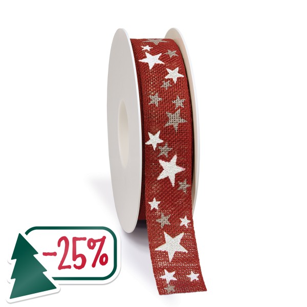 Geschenkband für Weihnachten.