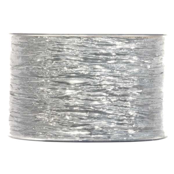 Geschenkband "Crashband Metallic" Silber