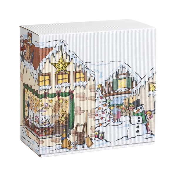 Geschenkbox "Weihnachtsdorf" mittel