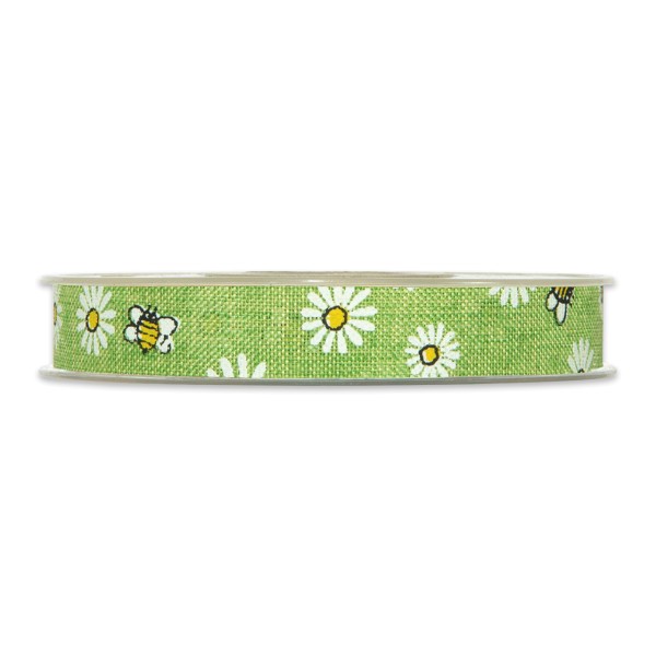 Geschenkband "Bienchen " in Grün