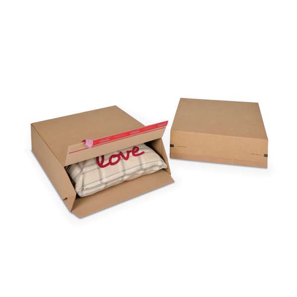 Versandkarton für modularen Einsatz auf Europaletten.