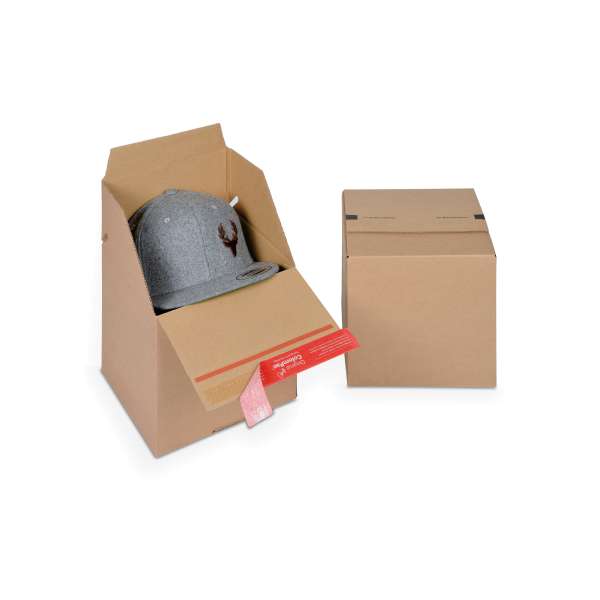 Palettenkarton mit Automatikboden zum schnellen Aufrichten.