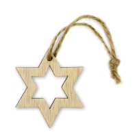 Weihnachtsanhänger "Stern" aus Holz. Weihnachtsanhänger "Stern" aus Holz.