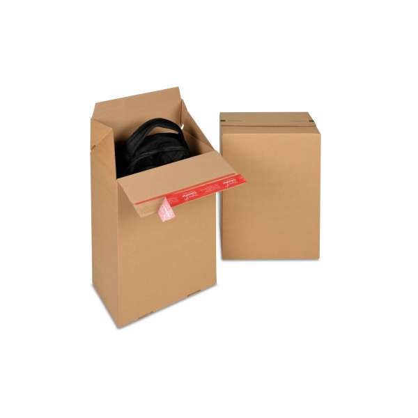 Automatikkarton 294 mm Länge mit Selbstklebeverschluss.