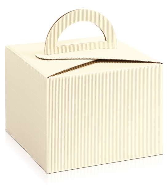Tragebox "Creme" offene Welle