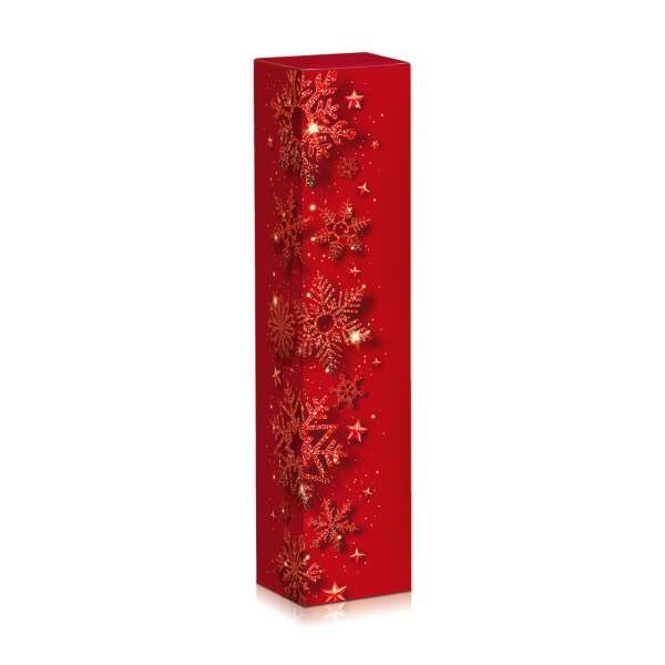 Weinkarton für Weihnachten, die Faltschachtel Christmas Royal für eine Flasche.