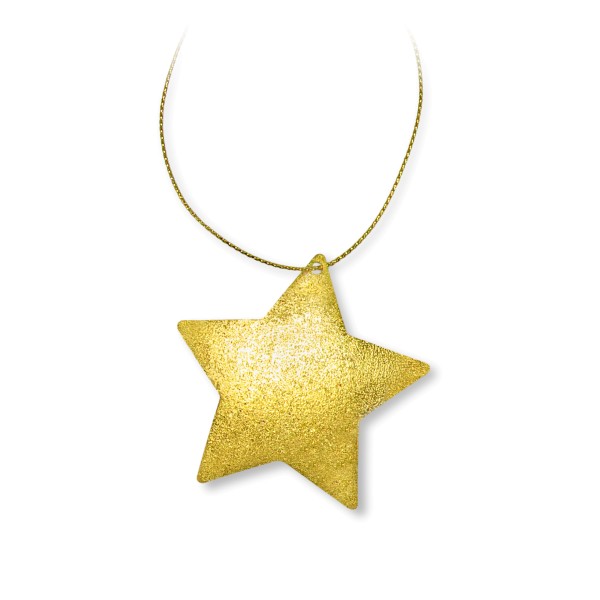 Deko-Anhänger Goldstern aus Metall