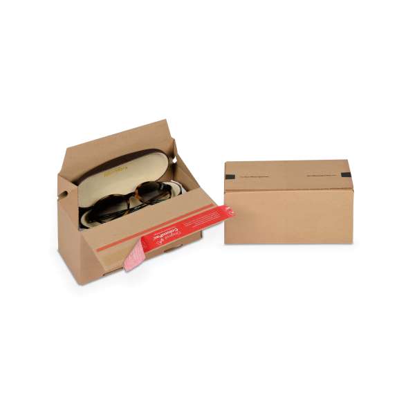 Kleiner Versandkarton mit Blitzboden für EU-Paletten.