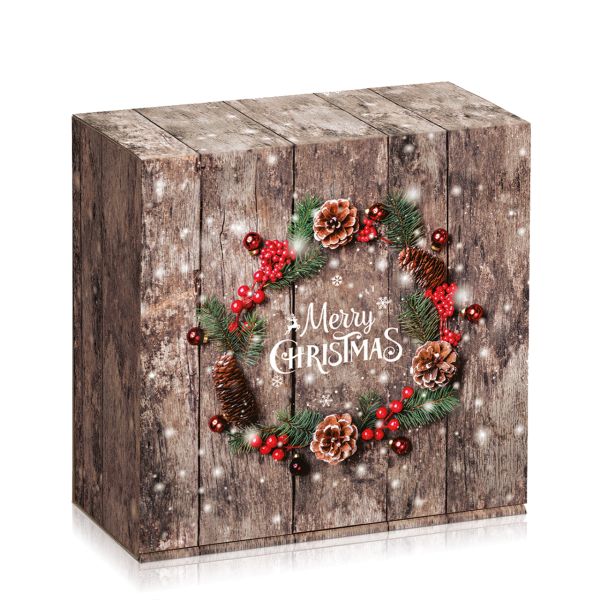 Weihnachtliche Geschenkbox.