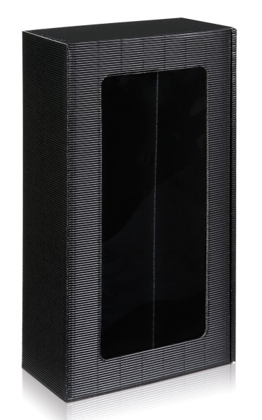 Geschenkverpackung "Passepartout" in Schwarz