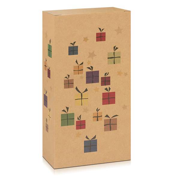 Weinverpackung Faltschachtel "Christmas Surprise"