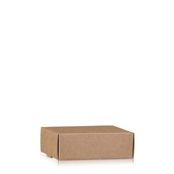 Kleine Geschenkschachtel in Natur für verschiedenen Anlässe geeignet.