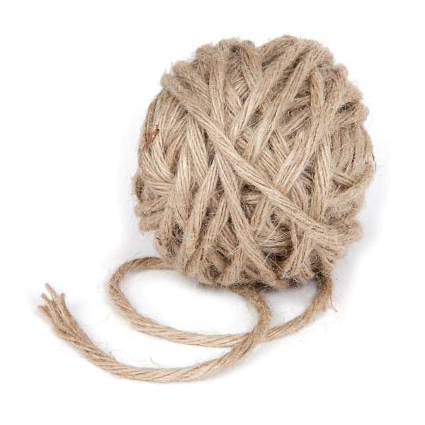 Kordel aus Jute zur Dekoration.