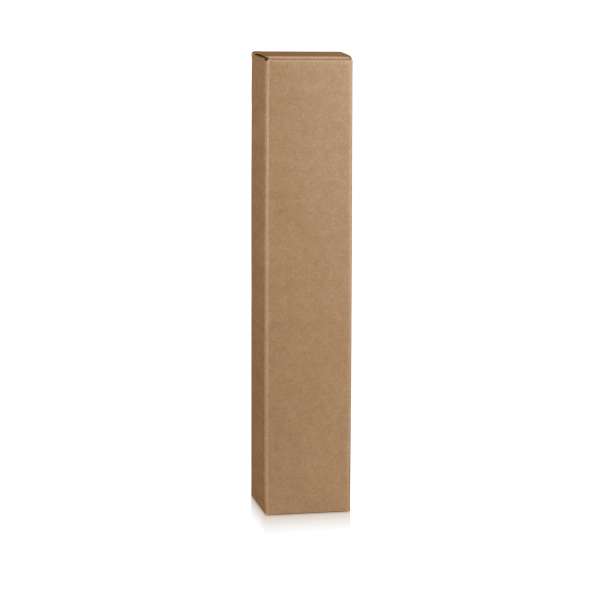 Faltschachtel aus Kraftpapier für Liköre und Grappa.