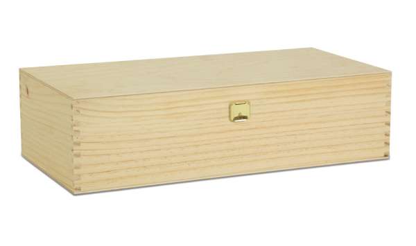 2er Holzkiste mit Klappdeckel