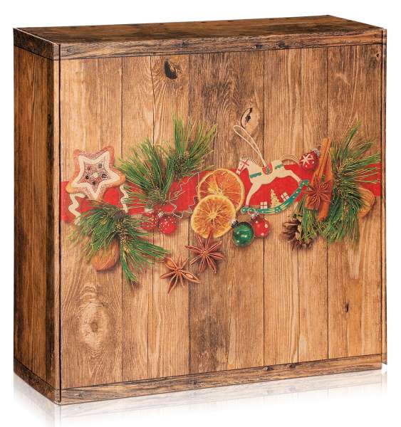 Geschenkbox "Weihnachtsmarkt" groß