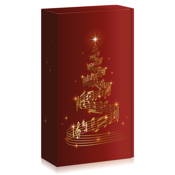 Präsentverpackung für Weihnachten Christmas Melody.