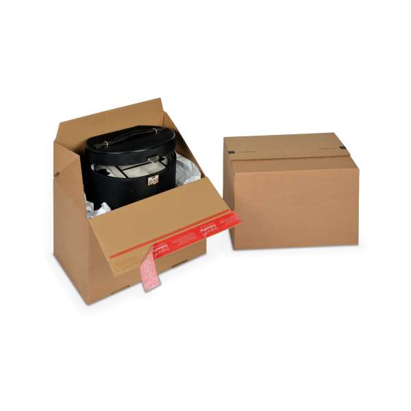 Karton für modularen Einsatz auf Europaletten.