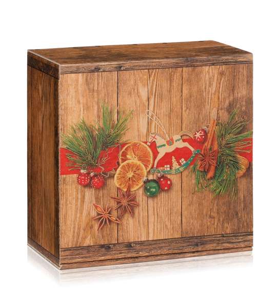 Geschenkbox "Weihnachtsmarkt" mittel