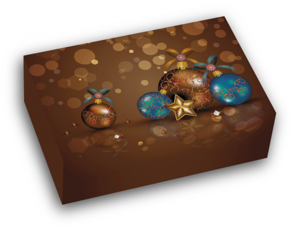 Geschenkkarton "Weihnachtskugeln"